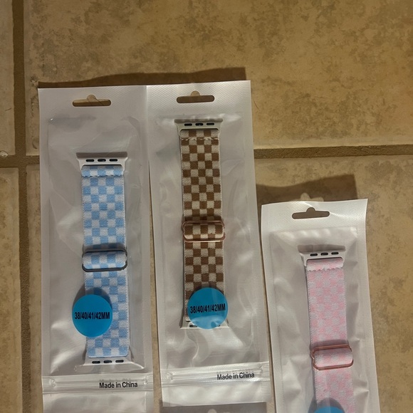 Checkered Watch Bands Set - Picture 3 of 5